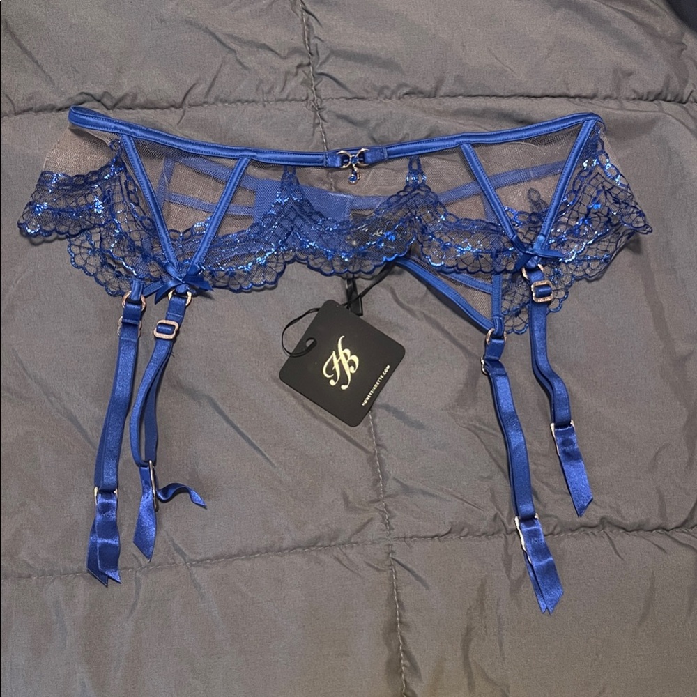 Honey Birdette Romy Lace Garter Belt